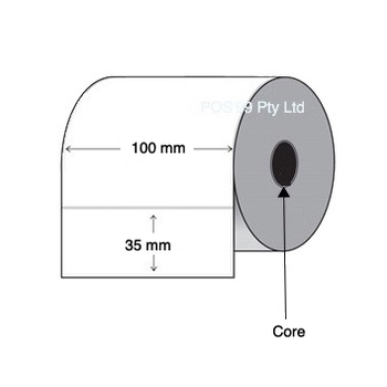 Thermal Transfer Labels 100mm x 35mm (10 Rolls of 1,000)