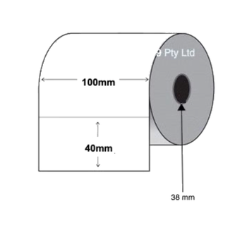 Thermal Transfer Labels 100mm x 40mm Core (4 rolls of 800) Synthetic Matt
