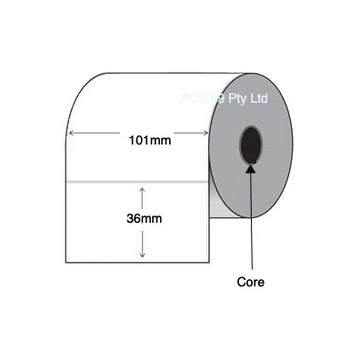 Thermal Transfer Labels 101mm x 36mm (8 rolls of 750) Paper Gloss Permanent