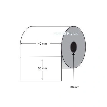 Thermal Transfer Labels 40mm x 55mm (4 rolls of 1,000) Synthetic PET