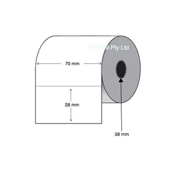 Thermal Transfer Labels 70mm X 28mm Permanent