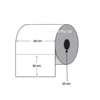 Thermal Transfer Labels 80mm x 50mm (4 rolls of 1,000) Synthetic Matt