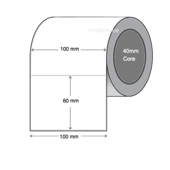 Thermal Transfer Labels 100mm x 60mm (12 Rolls 700 Labels Per Roll)