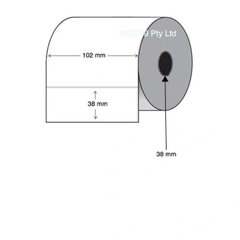 Thermal Transfer Labels 102mm x 38mm (6 Rolls of 1,500) Permanent