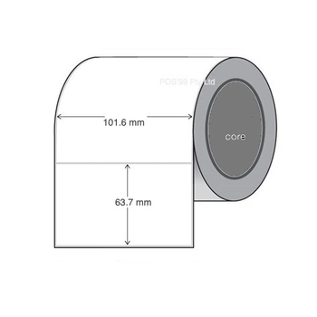 Thermal Transfer Labels 101.6mm x 63.7mm (10 Rolls of 1,000) Synthetic