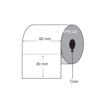 Thermal Transfer Labels 35.6mm Wide x 21.2mm High x 76mm Core - White Mylar