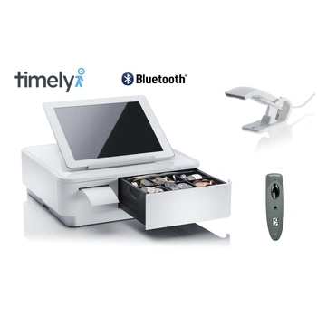 Timely Compatible All In One POS Solution (Receipt Printer, Cash Drawer, Stand)