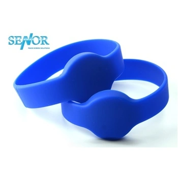Senor RFID Wristband 125 kHz Read Only Dark Blue Watch Velcro Strap (Pack of 10)