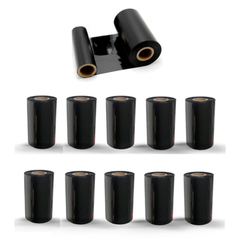 Thermal Transfer Ribbon Wax Resin 55mm X 70 meter ZD411T  (Box of 10)