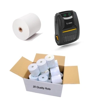 ZQ310 Receipt Paper Rolls (Not labels) 57mm wide (Box of 20)