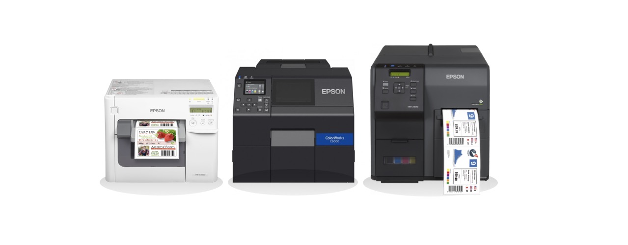 COMPARISON OF THE EPSON TMC3500, C6010, C6510 and TMC7500 COLOUR LABEL PRINTERS