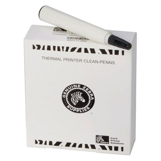 Zebra Original Head Cleaning Pens -Box of 12