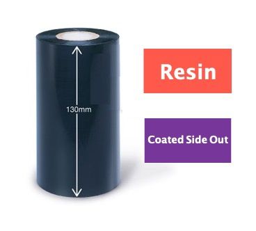 Resin Ribbon 170mm X 450m X 25mm Core/Ink Out Black - For 6 Inch Label Printers