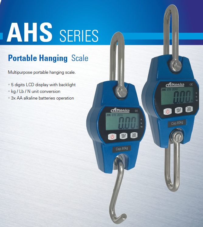 CAS AHS Portable Hanging Weighing Only Scale