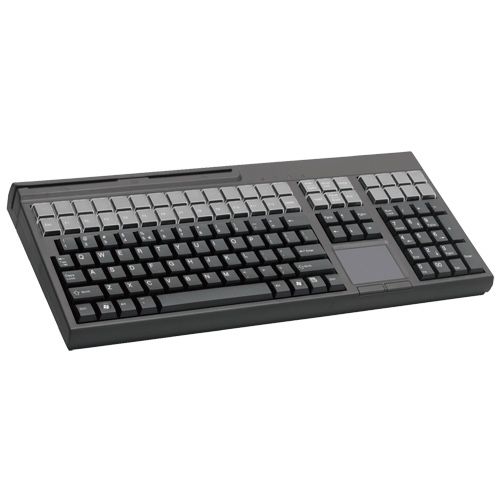 Cherry LPOS 71401 QWERTY Keyboard MSR Touchpad USB Black