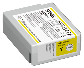 EPSON InkJet Cartridge CW-C4000 / CW-C4010A Yellow C13T52M440 SJIC41P-Y