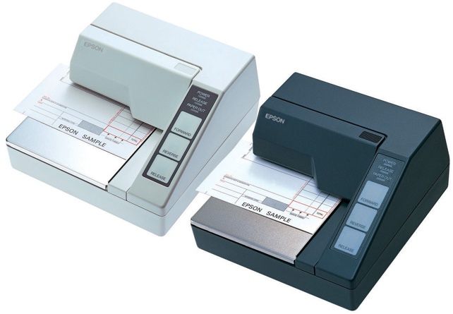 Epson TM-U295 Impact Authorisation Slip Printer (Serial, White Or Grey, No PSU Included)