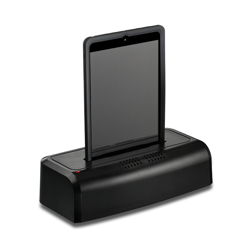 Single Bay Charging Cradle for iPad Air with Infinea Tab Air and CS-TML Light Protective Case