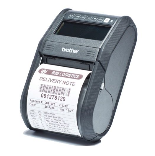 Brother RJ-3150 Mobile Printer - Bluetooth & AirPrint & Wifi & Full Colour Display (up to 3 inch) 