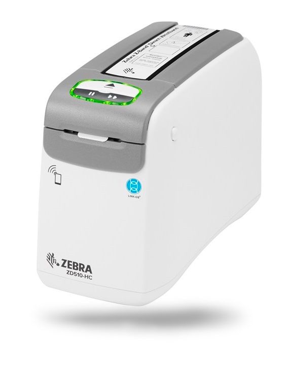 Zebra ZD510-HC Wristband Printer 300dpi DT  (Select Interface) 